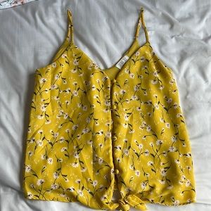 Spaghetti strapped blouse